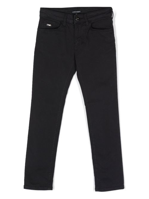 Pantalone bambino nero EMPORIO ARMANI KIDS | 8N4J064N7AZ0920